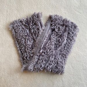 Fluffy infinity scarf
